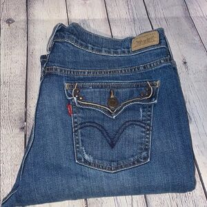 Levi's Women's 515 Indigo Boot Cut Jeans Sz 12